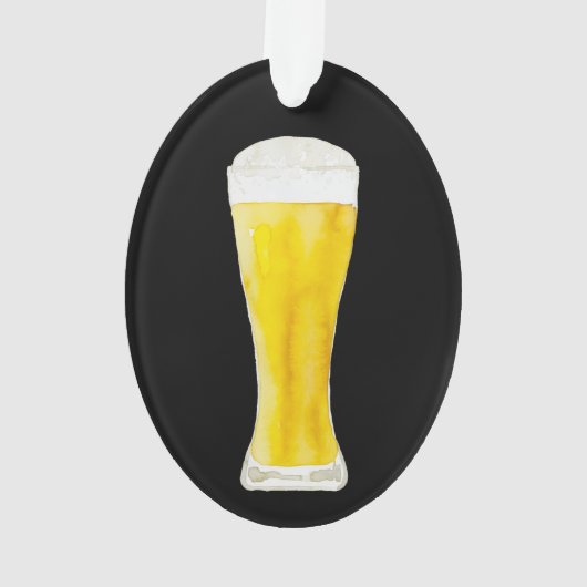Tall Beer Personalized Ornament (achterkant)