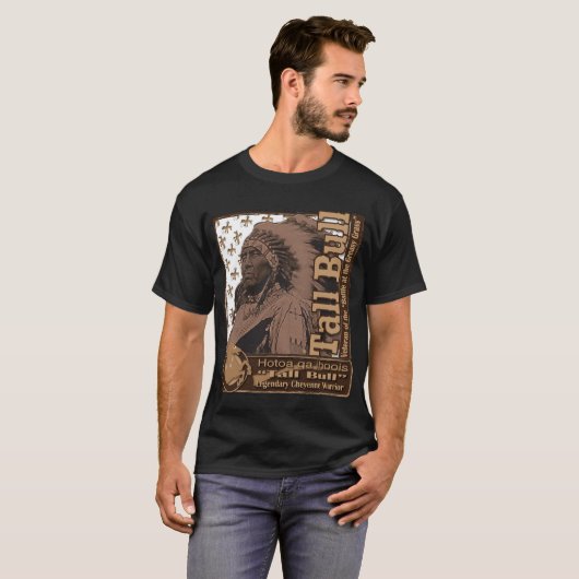 Tall Bull Cheyenne Warrior T-shirt (Voorkant volledig)