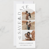 Tall Calendar Save the Date Photo Card (Devant)