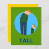 TALL Carte de mémoire pour le mot syllabe T 1 init (Devant / Derrière)