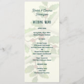 Tall Christmas Starfish Bruiloft Menu Sjabloon (Voorkant)