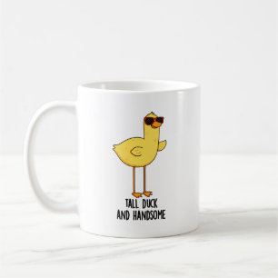 Tall Duck en Handsome Funny Animal Pun Koffiemok