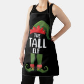 Tall Elf Matching Family Kerstmis Schort (Insitu)