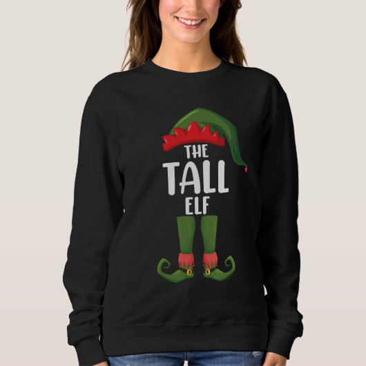 Tall Elf Matching Family Kerstmis Trui (Voorkant)