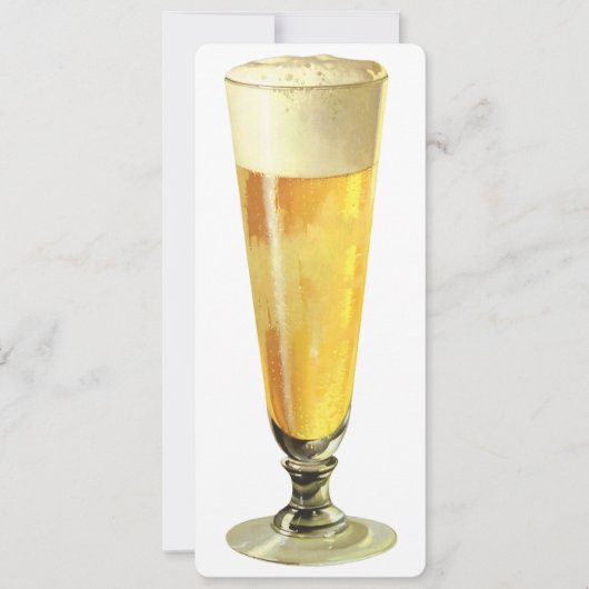  Tall Frosty Draft Beer, Bachelor Party Kaart (Voorkant)