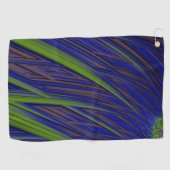 Tall Grass Blue and Green Fractal Art Serviette de (Horizontal)