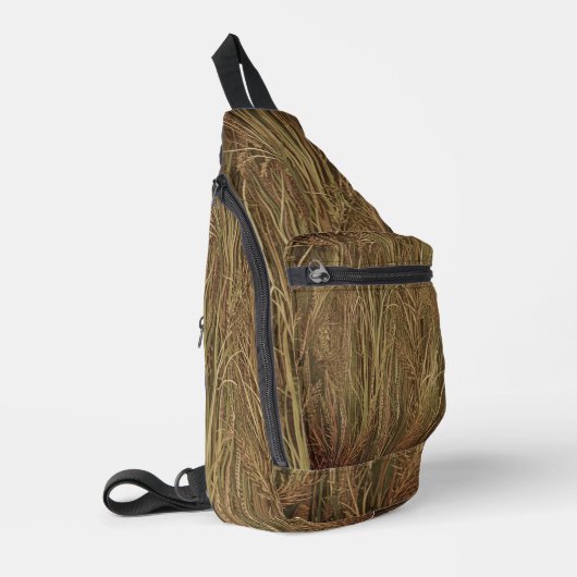 Tall Grass Ghillie Suit Camouflage Sling Bag (Linkerhoek)