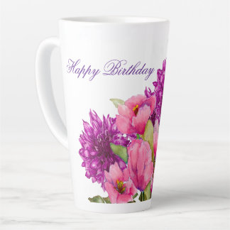 Tall latte mug