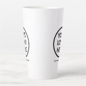 Tall Latte Mug personnalisé avec logo No Minimum 1 (Devant)