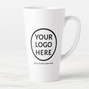 Tall Latte Mug personnalisé avec logo No Minimum 1