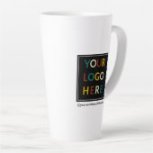 Tall Latte Mug personnalisé avec logo No Minimum 1 (Angle droit)
