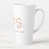 Tall Latte Mug S.I.P.S. - Orange (Droite)