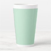 Tall Latte Mug verte à la menthe (Devant)