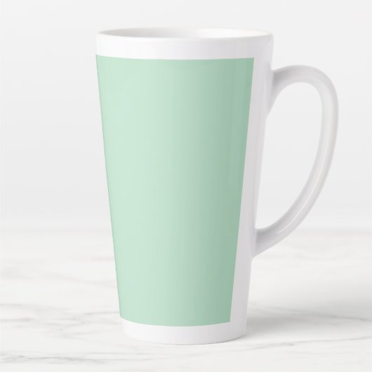 Tall Latte Mug verte à la menthe (Droite)