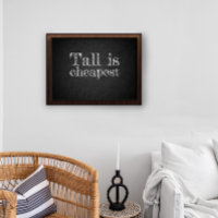 Tall le moins cher devis poster de charbon