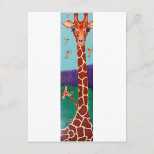 Tall, met sproeten briefkaart