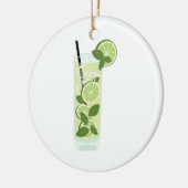 Tall Mojito Keramisch Ornament (Links)