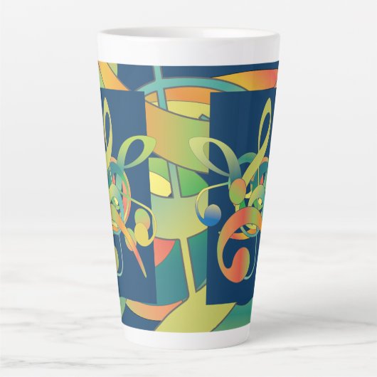 Tall Mug avec design graphique par Pat Willard Des (Devant)