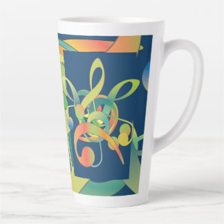 Tall Mug avec design graphique par Pat Willard Des