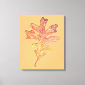 Tall Oak Leaf sur toile (Recto)