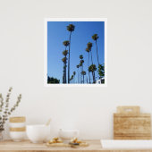 TALL PALM TREES poster (Keuken)