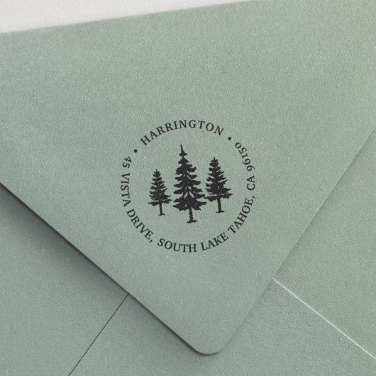 Tall Pines | Retouradres Zelfinktende Stempel