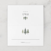 Tall Pines Wedding (Buitenkant ongevouwen)