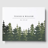 Tall Pines Wedding Gastenboek (Voorkant)
