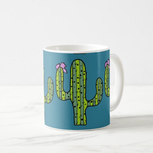 Tall & Prickly cactus mug (Devant droit)