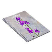 Tall Purple Flowers Journal Personnaliser (Côté Droit)