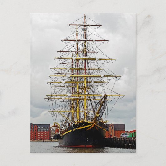 Tall Ship Briefkaart (Voorkant)