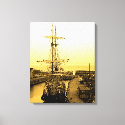 Tall Ship Canvas Afdruk (Voorkant)