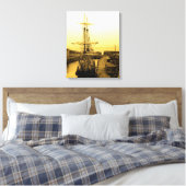 Tall Ship Canvas Afdruk (Insitu (Slaapkamer))