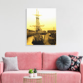 Tall Ship Canvas Afdruk (Insitu (Woonkamer))