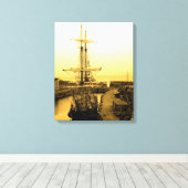 Tall Ship Canvas Afdruk (Insitu (Houten vloer))