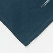 Tall Ship & Clouds Nautical Fleece Deken (Hoek)