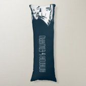 Tall Ship & Clouds Nautical Lichaamskussen (Voorkant Verticaal)