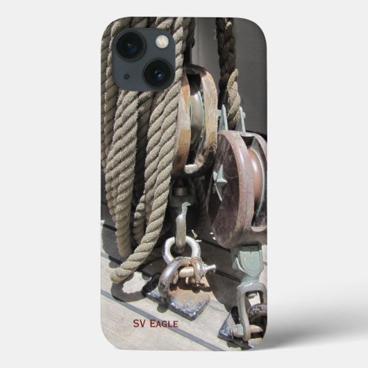 Tall Ship Eagle Block & Tackle iPhone iPhone Case (Achterkant)