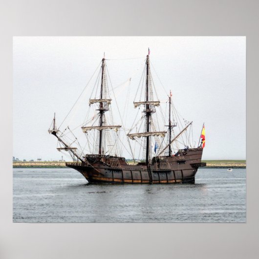 Tall Ship El Galeon Poster (Voorkant)