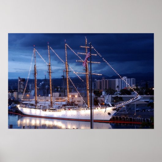 Tall Ship Esmeralda Poster (Voorkant)