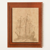 Tall Ship Nautical Personalized Planner (Achterkant)