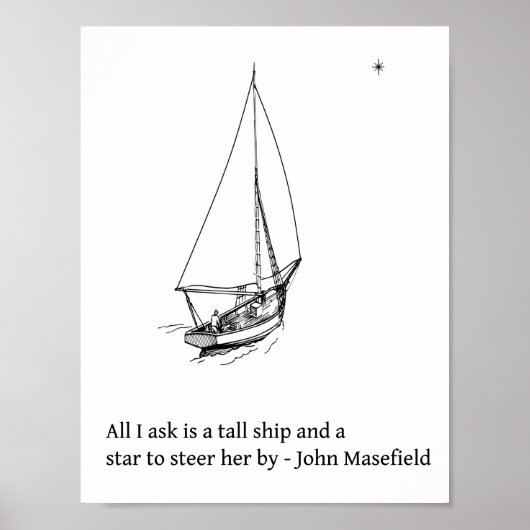 Tall Ship Poster (Devant)