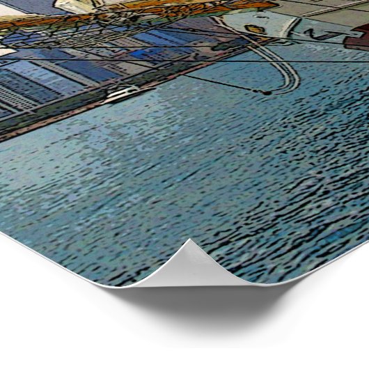 Tall Ship Poster (Hoek)