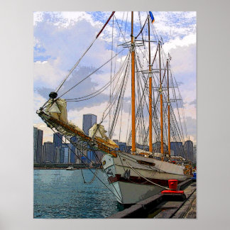 Tall Ship Poster