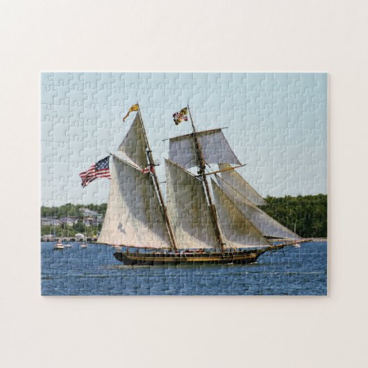 Tall Ship Pride of Baltimore II Foto Legpuzzel (Horizontaal)