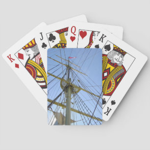 Tall Ship Rigging Pokerkaarten
