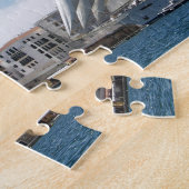 Tall Ship Sailing Out Harbour Legpuzzel (Zijkant)