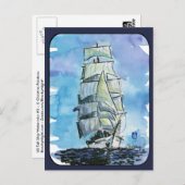 Tall Ship Series #4 Briefkaart (Voorkant / Achterkant)