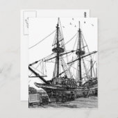 Tall Ship Susan Constant Briefkaart (Voorkant / Achterkant)