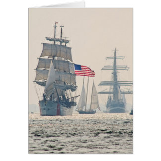 Tall Ships die Charleston Harbour verlaten